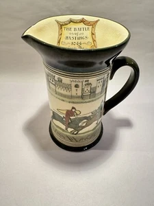 Royal Doulton Battle of Hastings AD 1066 Bayeux Tapestry Pitcher D 2873 - Picture 1 of 21