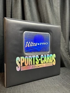 Ultra PRO Sports Cards 3" Rembrandt Binder w/Hologram; Baseball, CCG, Black NEW - Picture 1 of 7