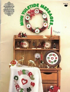 Mini Yuletide Christmas Messages 19 Cross Stitch Patterns Projects By Gloria Pat - Picture 1 of 3