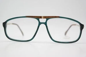 Vintage Brille Jaguar 249.410 Blau Braun Gold Oval Brillengestell eyeglasses - Picture 1 of 6