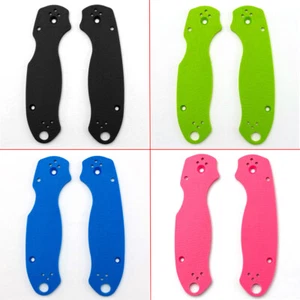 1 Paar schwarz blau grün G-10 Griffe Waage Lager für Spyderco Para 3 / C223 - Bild 1 von 11