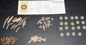 Piezas de repuesto Axis & Allies Reino Unido fichas 1987 Milton Bradley - Imagen 1 de 9
