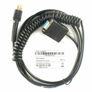 9.8FT  coiled serial Cable for Zebra  LI3608 LI3678 DS3608 DS3678 Scanner - Picture 1 of 1