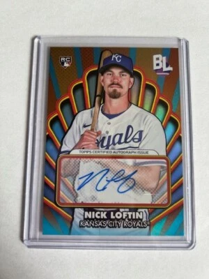 2024 Topps Big League Opening Act Autographs #OAA-NL Nick Loftin RC - Image 1 of 2