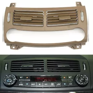 Panel de ventilación de aire acondicionado delantero central para Benz Clase E W211 2003-08 amarillo oscuro - Imagen 1 de 6