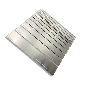 DIY Stainless Steel Model Grinding Stick File Hobby Craft Tools 10 in 1 0.5mm - Picture 1 of 7