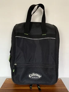 Callaway Golf Deluxe  Zippered/Handled Travel Shoe Bag with Extra Pockets VGUC! - Picture 1 of 7