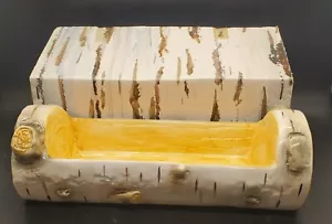 Dept 56 Birch Bark Cracker Tray 3006-6 Tree New In Box Department 56 - Picture 1 of 4