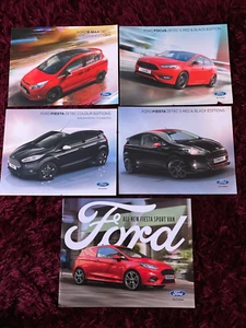 Ford Sonderedition Prospekt Set x5 - UK Ausgabe, Fiesta, Focus, B-Max - Bild 1 von 1