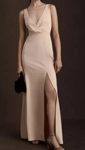 BHLDN Anthropologie Pale Pink Gown Prom Formal Wedding Size 8 - Picture 1 of 18