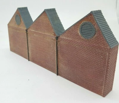 Detailed Model Railway Low Relief Factory WORKS WITH HORNBY & BACHMAN