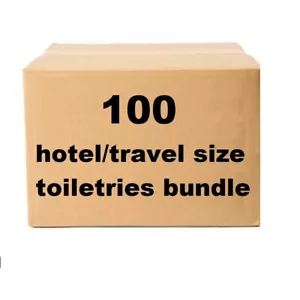 100 hotel travel size toiletries bundle B&B Guest House shampoo soap lotion etc - Picture 1 of 2