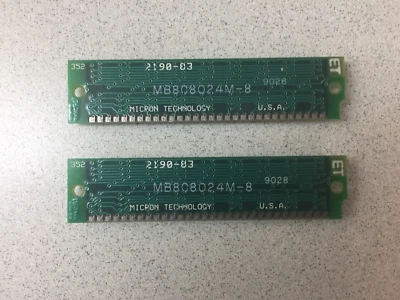 Micron MB8C8024M-8   1M simm ram - Image 1 of 3