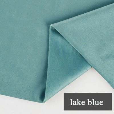 Samt Stoff Dick Kleidung Vorhang Velour Tuch Kissen Sofa DIY 1 Meter Neu - Bild 1 von 4