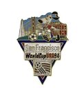 San Francisco City Soccer World Cup USA 1994 téléphérique à broches avec mascotte