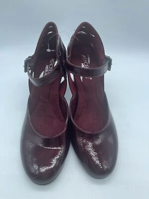 Aerosoles Reposapiés Mary Jane Tacones Borgoña 6.5 NUEVO Sin Etiqueta Foto 1 de 4