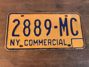 Vintage New York kommerzielles Nummernschild (HD22) - Bild 1 von 5