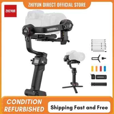 Estabilizador cardán de mano zhiyun Weebill de 3, 3 ejes para cámaras con luz de relleno Foto 1 de 4