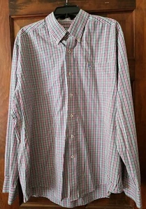 Southern Tide Shirt Mens Extra Large Blue Green Red Plaid  Button Down XL - Picture 1 of 11