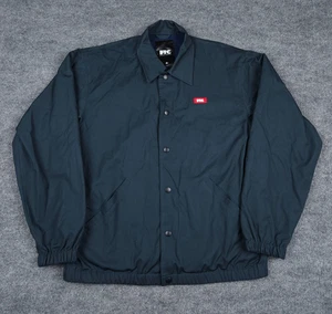FTC Ventile Snap Jacket Uomo Medium Blu Grigio Skateboard Foderato Grunge - Foto 1 di 10