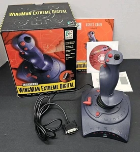 1997 Logitech Wingman Extreme Digital Joystick WORKING COMPLETE - Picture 1 of 12