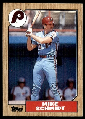 1987 Topps Mike Schmidt Philadelphia Phillies #430 - Image 1 of 2