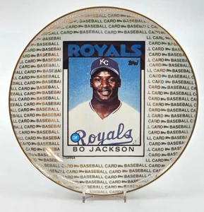 Bo Jackson Topps Sports Nostalgia Dugout Collections Rookie Ball Porcelain Plate - Picture 1 of 20
