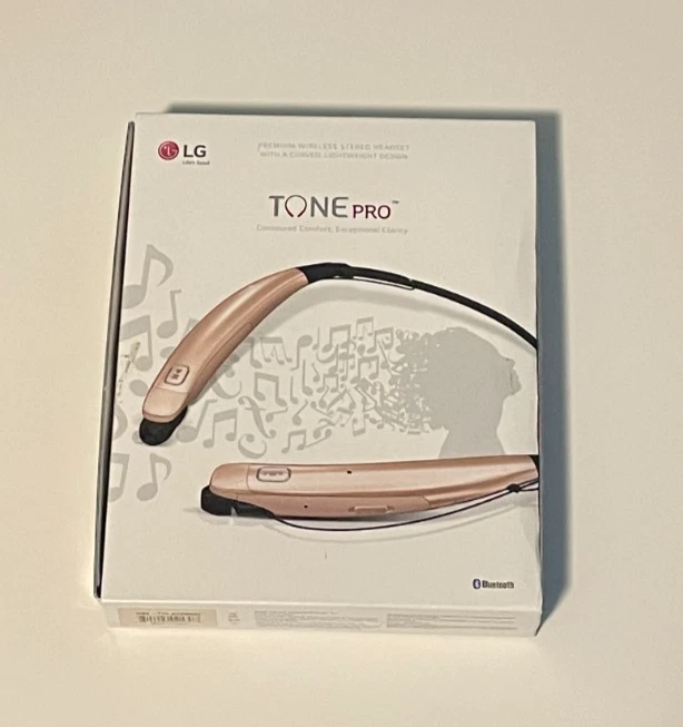 LG  TONE Pro Premium Wireless Bluetooth Stereo Headset Neckband GOLD HBS-770 NEW - Image 1 of 1