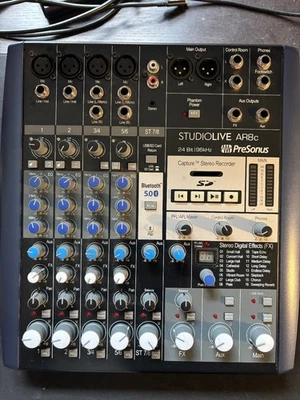 PreSonus StudioLive AR8C 8-Channel USB-C Hybrid Digital/Analogue Mixer - Image 1 of 4