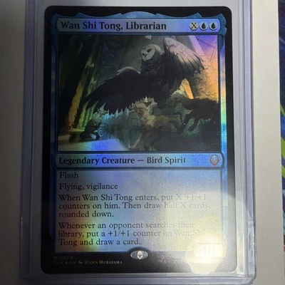 MTG Avatar Wan Shi Tong, Librarian TLA 0078 Foil Mythic NM - Image 1 of 2