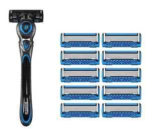 Dorco Pace 7 II Fresh Razor Handle + 11 Blades (1 Razor + 11 Cartridges) Korea - Picture 1 of 3