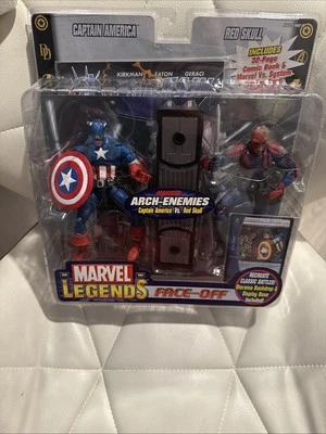 Toybiz Marvel Legends Face-Off Capitán América vs Calavera Roja 2006 Foto 1 de 2