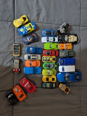 Lot Of Cars Random Assorted Diecast And Plastic  - Image 1 of 4