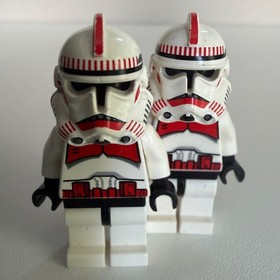 Lego 7671 At-Ap Walker Clone Shock Trooper Minifigures Star Wars Coruscant Guard