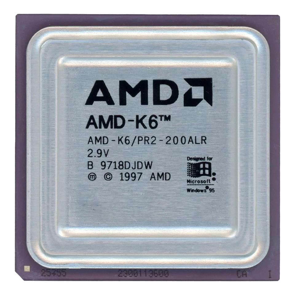 Processor CPU AMD AMD-K6/PR2-200ALR 200MHz Socket 7 - Image 1 of 1