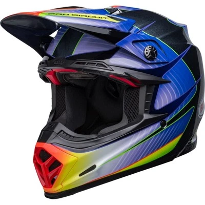 Bell Moto 9S Flex MX Helmet Pro Circuit 23 Silver Metallic Flake - Image 1 of 4