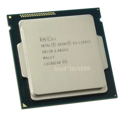 Intel Xeon E3-1280 V3 3.6 GHz CPU SR150 LGA1150 4 cores 8 threads Processor - Image 1 of 4