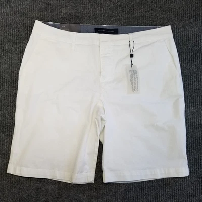 Tommy Hilfiger Shorts Women 10 White Hollywood Flat Front Belt Loops 33 X 9 - Image 1 of 4