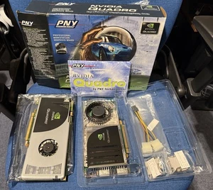 Nvidia Quadro FX 4600 768MB PCIE Video Card + Quadro FX 3700 512mb PCIE Lot - Picture 1 of 6