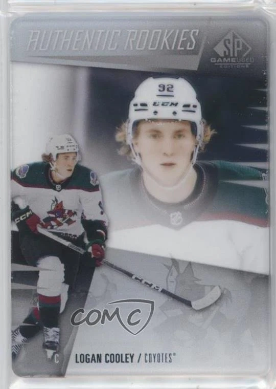 2023-24 SP Game Used Authentic Rookies Crystal /25 Logan Cooley #229 Rookie RC - Image 1 of 2