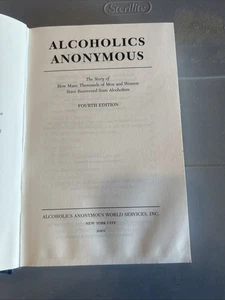 Alcoholics Anonymous AA Blue Book 2001 4th Edition 13 Printing 2012 Hard Back. - Picture 1 of 8
