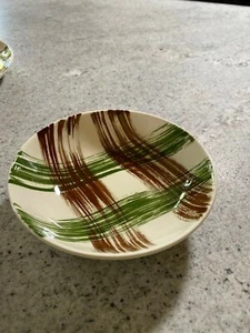 Piccola ciotola 5" vintage "Original Plaid" in ceramica di erica dipinta a mano - Foto 1 di 2