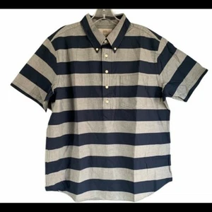 Jack Spade Short Sleeve Half Button Down Shirt Size XL - Picture 1 of 8