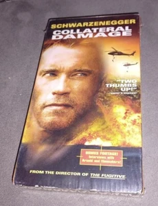 COLLATERAL DAMAGE VHS VIDEO TAPE MOVIE Arnold Schwarzenegger New Sealed Rare VTG - Picture 1 of 2