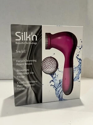 面部清洁强力刷粉色,丝绸美丽技术,密封 — 第 1/4 张图片