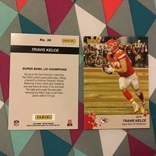 Travis Kelce #30 TE 2020 Panin Instant Chiefs Super Bowl LIV Champions 2019