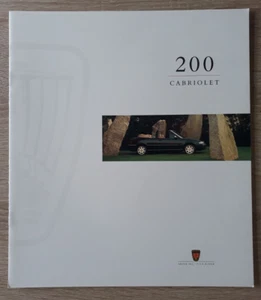 Rover 200 Cabriolet Brochure 1995 - 214 SE 216 - Picture 1 of 5