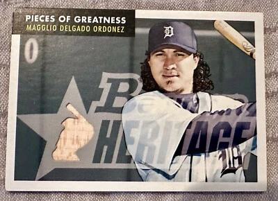 2007 Bowman Heritage - Pieces of Greatness Black #PG-MO Magglio Ordonez /52  - Image 1 of 2