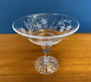 Vintage Stuart Crystal Pedestal Bowl - Picture 1 of 11