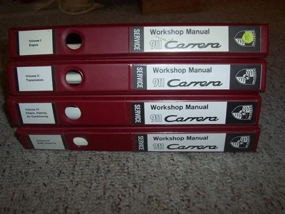 Porsche 911 Carrera 1988 3,2 L manual de reparación de taller Targa Cabriolet cupé Foto 1 de 4